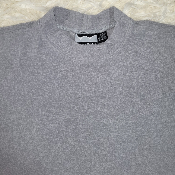 Woodlake Royal Gray Fleece Round Neck Pullover Sweatshirt Men's Size XLT - Picture 4 of 8